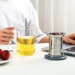 Aquach 18oz Glass Tea Cup with Infuser