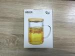 Borosilicate Glass Tea Infuser Mug with Strainer