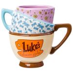 Silver Buffalo Gilmore Girls Destinations Stacked Ceramic 3D Sculpted Mug