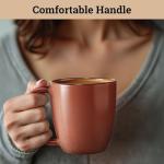 Set of 4 Colorful 16 oz Ceramic Mugs