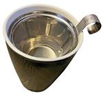 Double-Walled Ceramic Kati Cup with Infuser