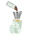Double-Walled Ceramic Kati Cup with Infuser