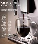 Double Walled Glass Coffee Mugs - Set of 2
