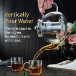 40oz Glass Teapot with Infuser and Filter