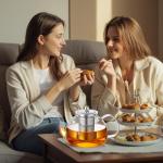 40oz Glass Teapot with Infuser and Filter