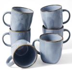 Famiware Ocean Square Coffee Mugs Set of 6