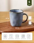 Famiware Ocean Square Coffee Mugs Set of 6