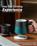 ZENS Infuser Tea Mug with Lid and Handle
