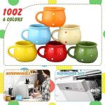 Sliner 6-Pack Polka Dot Coffee Mugs, 10 oz