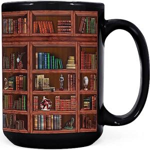 Books Mug for Book Lovers and Librarians 15oz