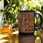Books Mug for Book Lovers and Librarians 15oz