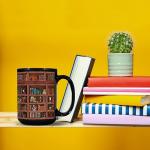 Books Mug for Book Lovers and Librarians 15oz