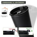 4 Pack Travel Coffee Mugs - 20 oz Set