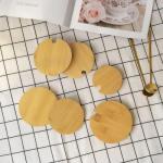 Bamboo Mug Lids with Spoon Hole - 4 Pack