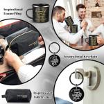 Thank You Gift Set for Men - Mug, Keychain, Bag