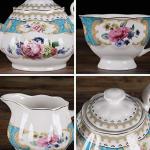European Retro Rose Tea and Coffee Set