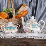 European Retro Rose Tea and Coffee Set