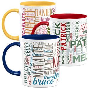 Custom Word Cloud Coffee Mug - 11 oz, 12 Colors