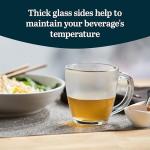 Libbey Clear Glass Mug Set, 8 Pieces