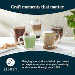 Libbey Clear Glass Mug Set, 8 Pieces