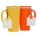 Set of 2 Double Wall Insulated Desk Mugs