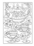 Afternoon Tea Coloring Book for Adults