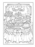 Afternoon Tea Coloring Book for Adults