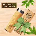 LeafLife Bamboo Tea Infuser Bottle - 22oz Tumbler