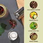 LeafLife Bamboo Tea Infuser Bottle - 22oz Tumbler