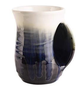 Cozy Hand Warmer Mug - Hand Painted Ceramic