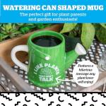 Gardening Themed Green and White Coffee Mug