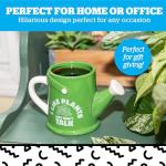 Gardening Themed Green and White Coffee Mug