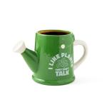 Gardening Themed Green and White Coffee Mug
