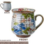 Floral Ceramic Coffee Mug & Tea Cup