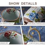 Floral Ceramic Coffee Mug & Tea Cup