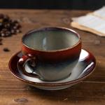 Vintage Porcelain Coffee Cup and Saucer Set