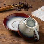 Vintage Porcelain Coffee Cup and Saucer Set