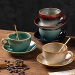 Vintage Porcelain Coffee Cup and Saucer Set