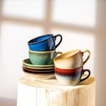 Vintage Porcelain Coffee Cup and Saucer Set