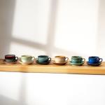 Vintage Porcelain Coffee Cup and Saucer Set