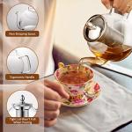 HIWARE 1000ml Stovetop Glass Teapot with Infuser