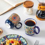 Vancasso Boho Set of 6 Colorful Coffee Mugs