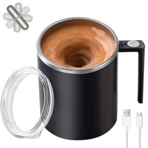 Self-Stirring Mug for Coffee and Drinks - 12oz