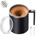 Self-Stirring Mug for Coffee and Drinks - 12oz