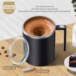 Self-Stirring Mug for Coffee and Drinks - 12oz