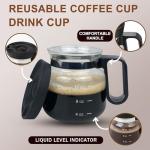 16 Oz Heatproof Glass Coffee Pot Mug