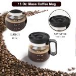 16 Oz Heatproof Glass Coffee Pot Mug