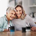 Gradient Ceramic Tea Cup with Infuser and Lid