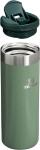 Stanley AeroLight Transit Bottle 16 oz | Locking Drink Through Lid | Leak Resistant Water Bottle or Coffee Travel Mug | Lightweight Insulated Stainless Steel | BPA-Free | Hammertone Green