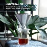 ovalware Double Wall Single Lip Insulated Glass Cup, Set of 2 (12oz / 350ml) - Borosilicate Glass For Coffee, Tea, Whiskey, Cocktails & All Beverages - Minimalistic & Durable Double-Wall Drinking Mug